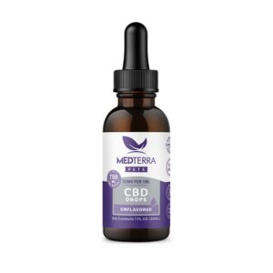 Medterra Pets CBD Tincture Unflavored 750mg (30mL)