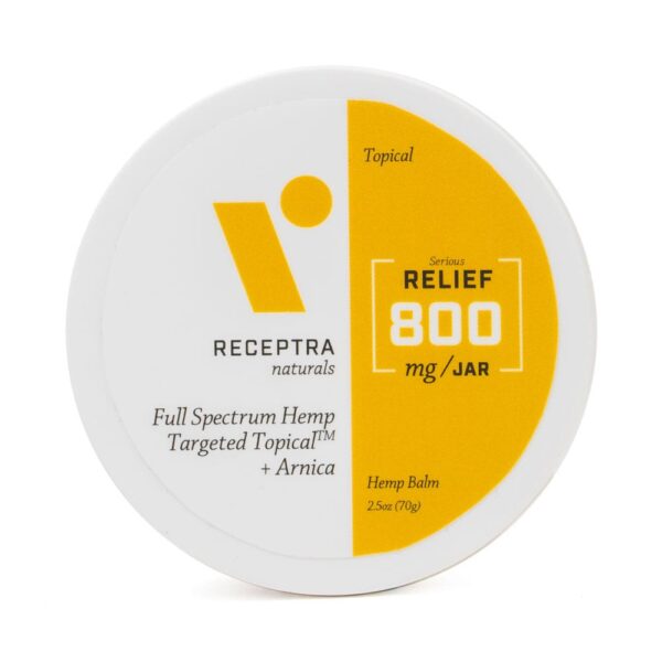 Receptra Naturals Serious Relief CBD + Arnica Hemp Balm 800mg