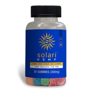 Solari Hemp CBD Gummies 30 300mg