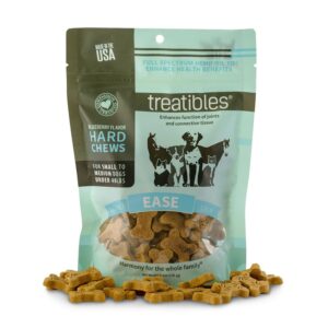 Treatibles® Small Blueberry Grain Free Hard Chews 1mg - Ease