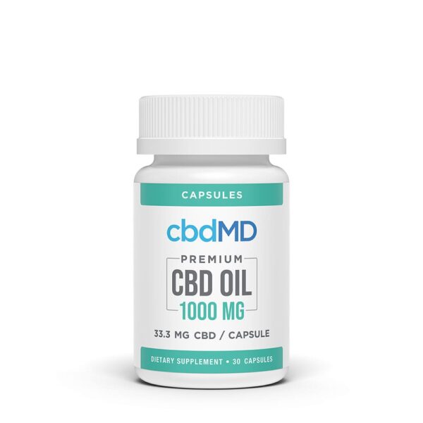 cbdMD CBD Oil Capsules 30 count 1000mg