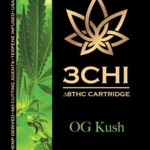 3Chi Delta 8 THC Vape Cartridge - OG Kush 1ml 1 mL