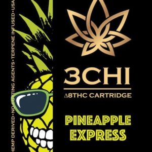 3Chi Delta 8 THC Vape Cartridge - Pineapple Express 1 mL