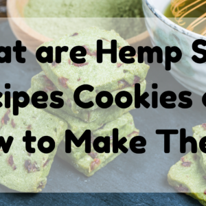 Hemp Seed Recipes Cookies