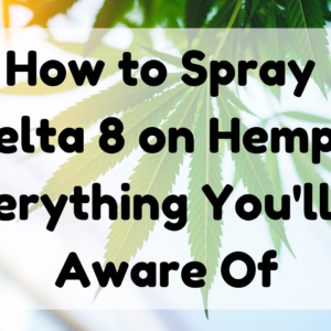 How To Spray Delta 8 On Hemp