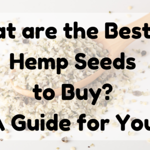 What Are The Best The Hemp Seeds To Buy