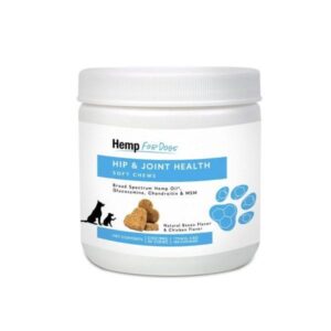 CBD Pet Chews by Hemp for Pets (TMTM) Hip and Joint Health 75mg 30 Pack (Hemp Hip And Joint For Dogs Reviews)