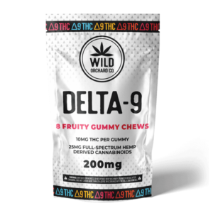 Delta-9 Fruity Gummy Chews 50mg-500mg (Choose Count)