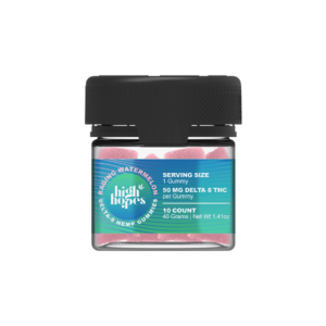 High Hopes Delta 8 THC Gummies 500mg 10ct Jar (Choose Flavor)