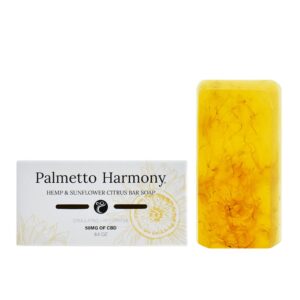 Palmetto Harmony CBD Hemp & Sunflower Citrus Bar Soap 50mg