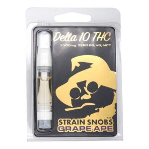 Strain Snobs - Delta 10 Cartridge 1000mg (Choose Flavor)