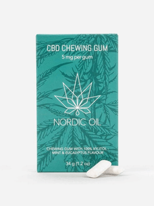 CBD Chewing Gum (CBD Oil From Nordic Oil)