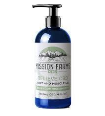 CBD Joint and Muscle Gel to Relieve Pain (Mission Farms CBD)