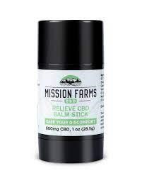 Get relief with CBD Balm Stick (Mission Farms CBD)