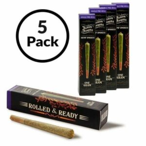 Rolled & Ready CBD Hemp pack 5 (What Does CBD Look Like)
