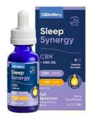 Sleep Synergy CBN + CBD 1-1 Tincture - 300 mg CBN and 600mg CBD (Extra Strength)