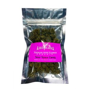 Americana CBD Flower Buds - Sour Space Candy (Choose Size)