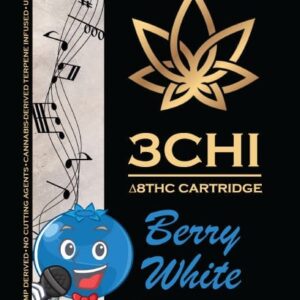 3Chi Delta 8 THC Vape Cartridge - Berry White 1ml 1 mL