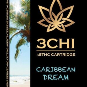 3Chi Delta 8 THC Vape Cartridge - Caribbean Dream 1ml 1 mL
