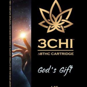 3Chi Delta 8 THC Vape Cartridge - Gods Gift 1ml