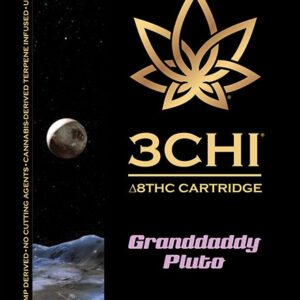 3Chi Delta 8 THC Vape Cartridge - Granddaddy Pluto 1ml