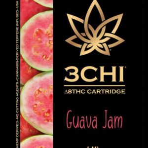3Chi Delta 8 THC Vape Cartridge - Guava Jam 1ml