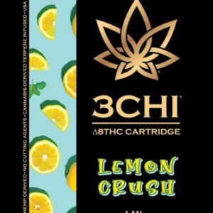 3Chi Delta 8 THC Vape Cartridge - Lemon Crush 1ml
