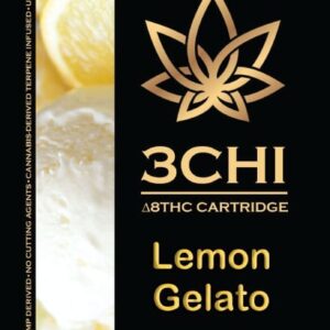 3Chi Delta 8 THC Vape Cartridge - Lemon Gelato 1 mL