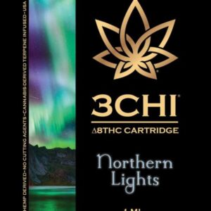 3Chi Delta 8 THC Vape Cartridge - Northern Lights 1ml