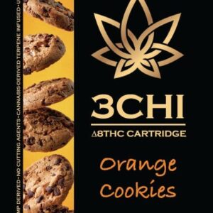 3Chi Delta 8 THC Vape Cartridge - Orange Cookies 1ml 1 mL