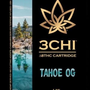 3Chi Delta 8 THC Vape Cartridge - Tahoe OG 1ml