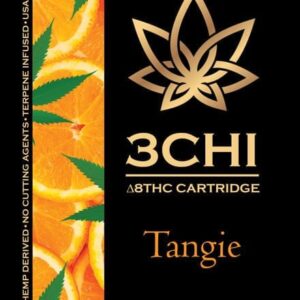 3Chi Delta 8 THC Vape Cartridge - Tangie 1ml 1 mL
