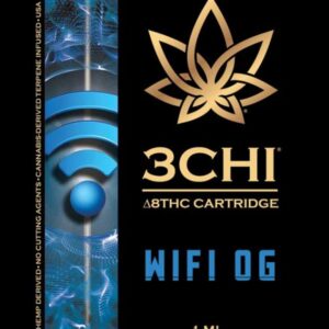 3Chi Delta 8 THC Vape Cartridge - WiFi OG 1ml