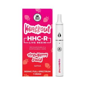 Knockout HHC-R Live Resin Rechargeable Vape Pen 1 Gram (Choose Flavor)