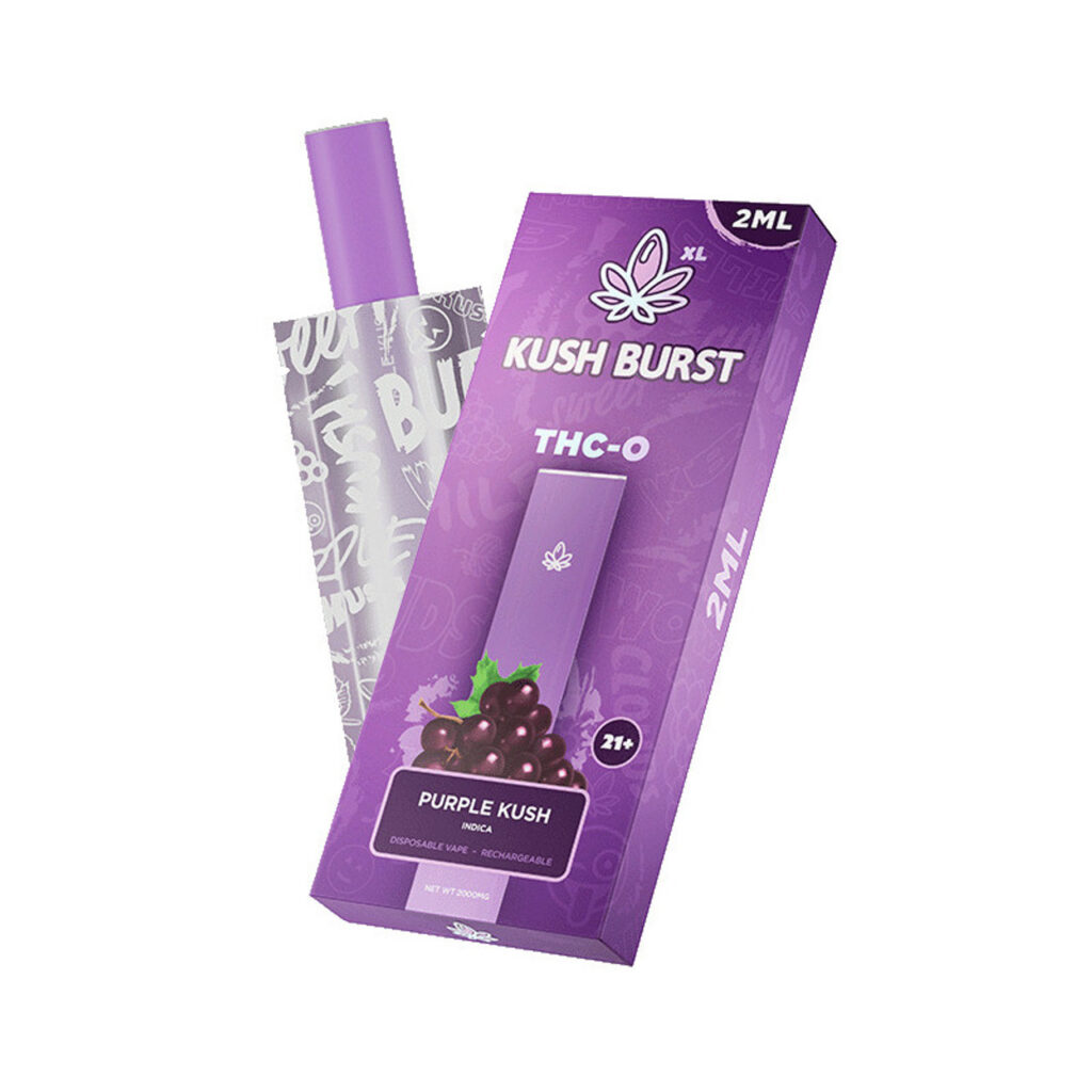 Kush Burst THCO Disposable Vape Pen Purple Kush 2ml Aloha to Wellness