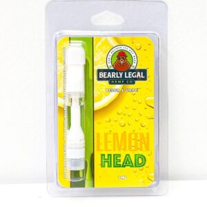 Bearly Legal Hemp Co Delta 8 THC Vape Cart 1ml - Lemon Head